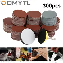 

300Pcs 2 Inch Sandpaper Sanding Discs 80-3000 Grit Paper With 2 Inch Abrasive Polish Pad Plate and 1/4 Inch Shank Tools Set