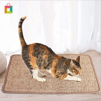 

Cat Scratching Mat Natural Sisal Cat Mat Protection Play Scratcher Pad Cozy