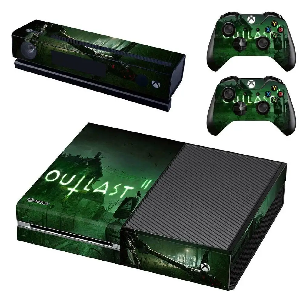 Outast 2 стикеров s для Xbox one виниловая кожа Pegatinas Adesivos консоль Kinect два контроллера