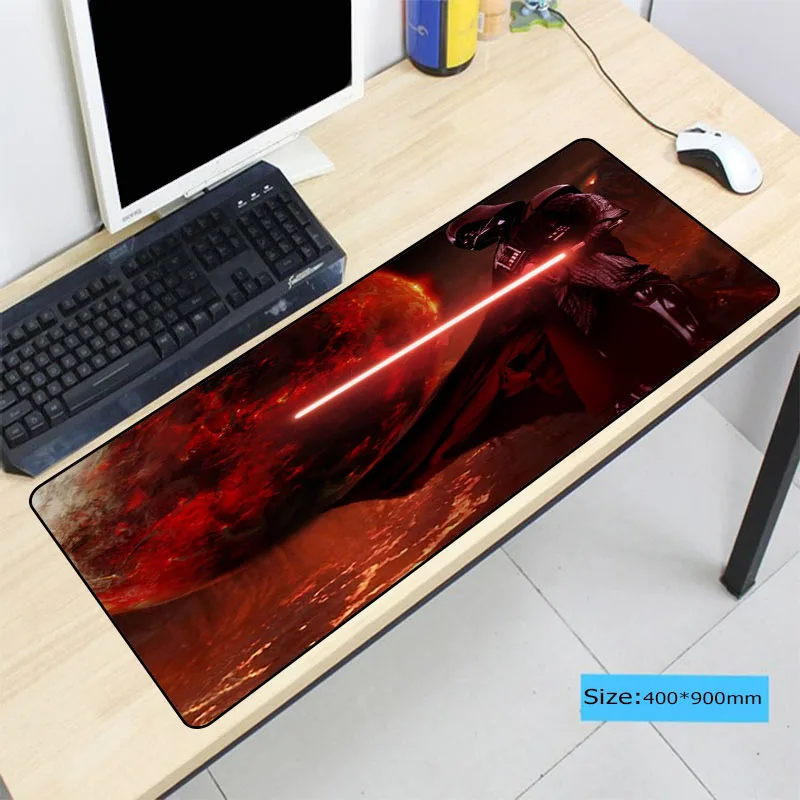  Star War Large Lock Edge Speed Mouse pad Keyboard Mat XL Table Soft Gaming Mousepad for Desk PC for