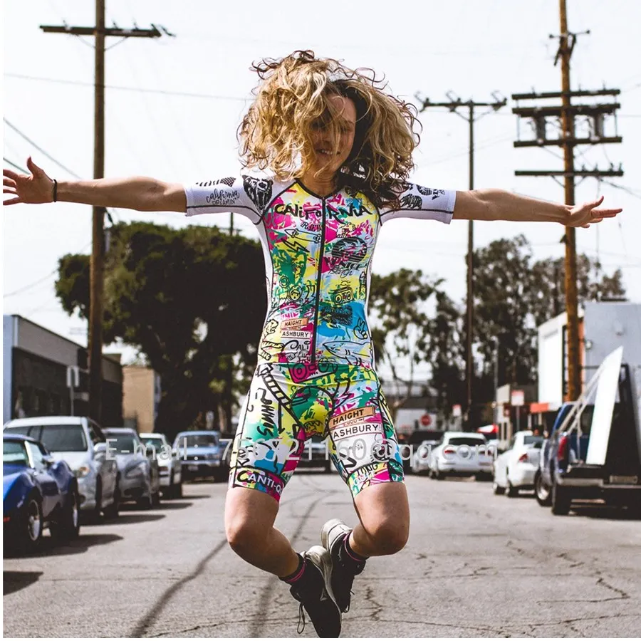 

love the pain 2019 new triathlon women cicling jersey ciclismo lace body suit cycling bike skinsuit cycling one piece mtb dress