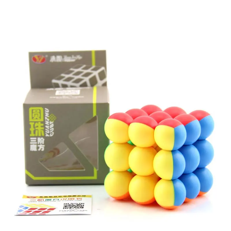 

Original High Quality YongJun Round Beads Ball 3x3x3 Magic Cube YJ 3x3 Speed Puzzle Christmas Gift Ideas Kids Toys For Children