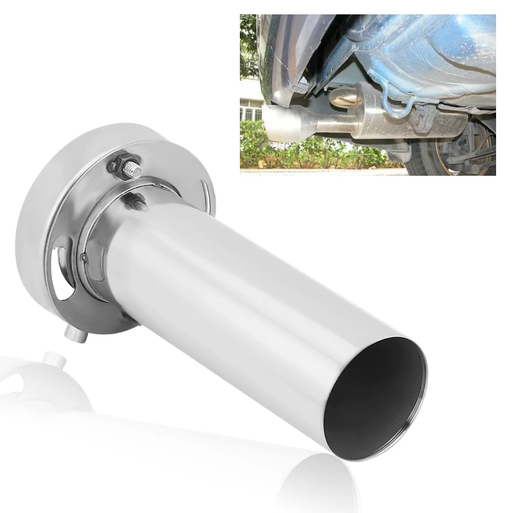Универсальный Регулируемый 3.5in/4 дюймов круглый глушитель из нержавеющей стали наконечник съемный звук глушитель rustproof высокая температура