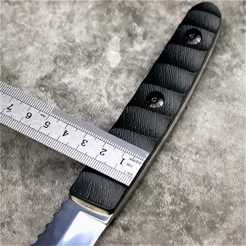 Японский D2 зеркальный светильник, встроенный утолщенный прямой нож, острый охотничий нож, тактический прямой нож+ кожаный чехол