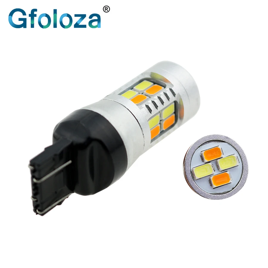 Gfoloza-T20-LED-Bulbs-White-Amber-7443-W21-5W-Dual-Color-LED-Car-Lights-20smd-5630