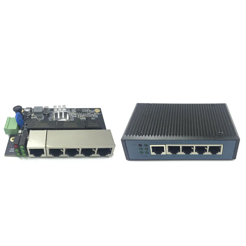 Промышленный коммутационный модуль Ethernet 5 портов неуправляемый 10/100 Мбит/с плата