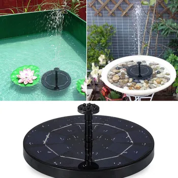 

MINI Solar Powered Floating Bird Bath Water Panel Fountain Pump Garden Pond Pool Water Fountain#0520g30