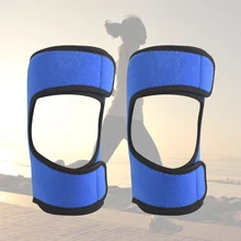 1 пара Бег Баскетбол Эластичный Нескользящий Tibial Защитная регулируемая поддержка скалолазание сильный пружинный упругий наколенник