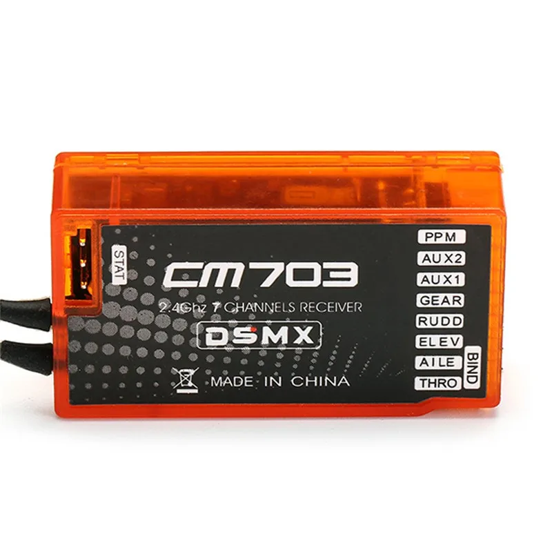 REDCON CM703 2 4G 7CH w/ PPM выходной приемник для передатчика Spectrum JR DX6I DX7 DX8 DSX7 DSX9 DSX11 RC FPV
