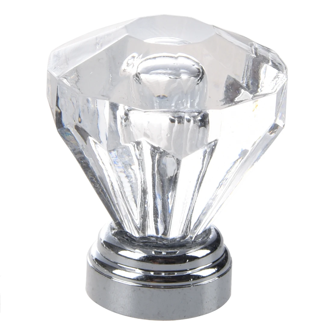 

New 10x Clear Acrylic Drawer Pull Knob Cabinet Chest Bin Handle/Brilliant Like Diamonds from the Diamond Cuts, Used for Cabinet
