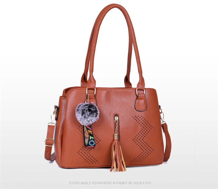 Vadim сумка с кисточками, женская сумка с верхней ручкой, женская сумка через плечо, высокое качество, женская сумка-мессенджер с заклепками, Bolsa Mujer