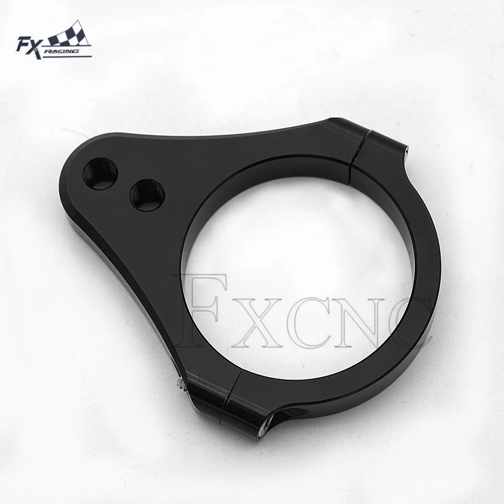 Black Steering Damper Clamp Bracket 31 33 35 36 37 39 40 43 47 48 50 51 52 53 54mm CNC Stabilizer Shock Absorber Fork Dampers | Автомобили