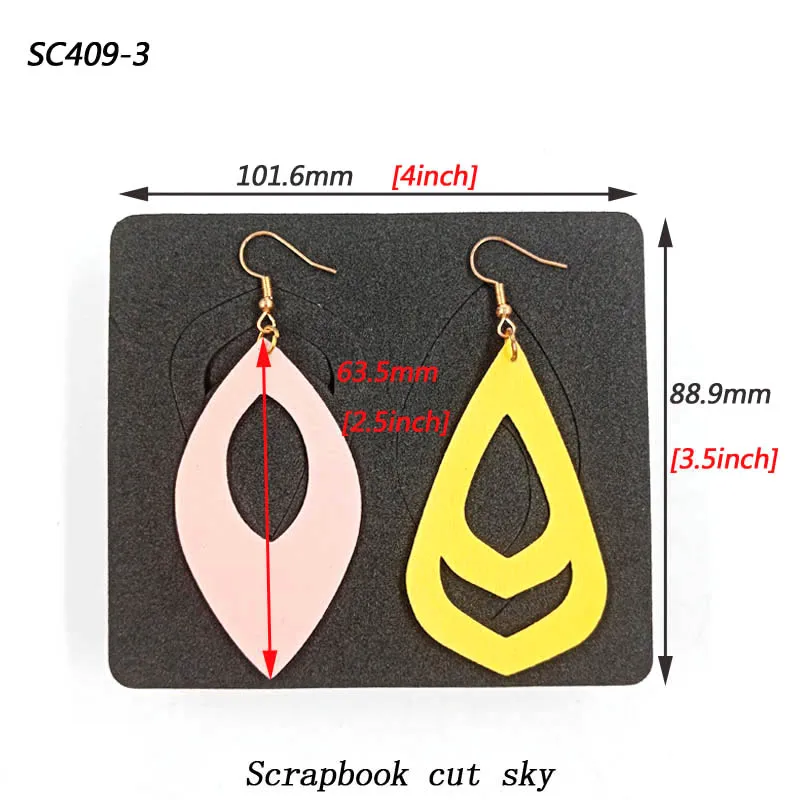 Earring-SC409 скрапбукинга срезанное небо и стальные деревянные штампы совместимы с большинством машин