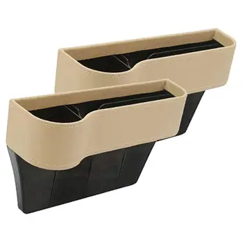 

Left/Right Universal Car Seat Side Storage Box Passenger Driver Side Armrest G92B
