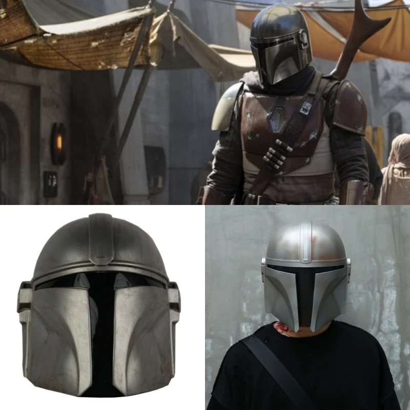 

Star Wars The Mandalorian Mask Cosplay Helmets Soft PVC Masks Props Halloween