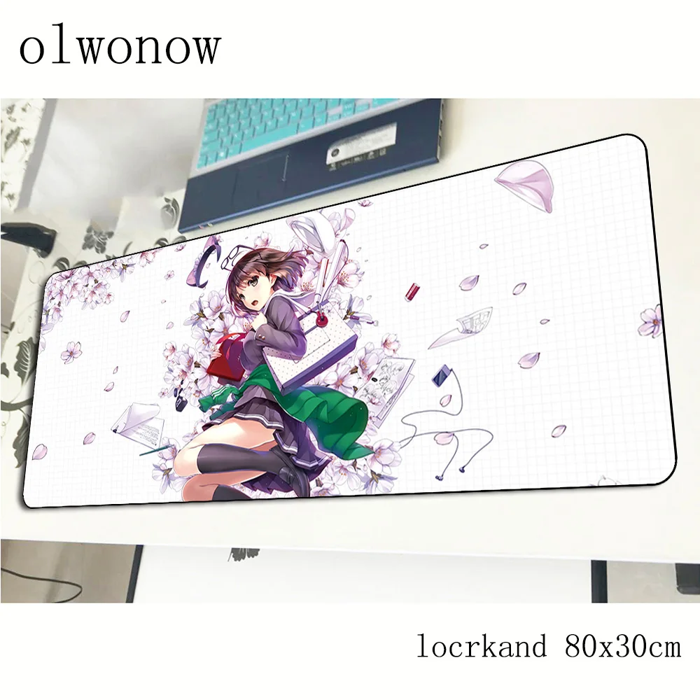 Saenai Heroine no Sodatekata mouse pad 3d 80x40 mousepads gaming mousepad gamer Fashion personalized pads keyboard pc |