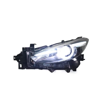 

2PCS Car LED Headlights For Mazda 3 Axela 2017 Led Lights Double Xenon Lens Car Accessories Daytime Running Lights Fog Lights