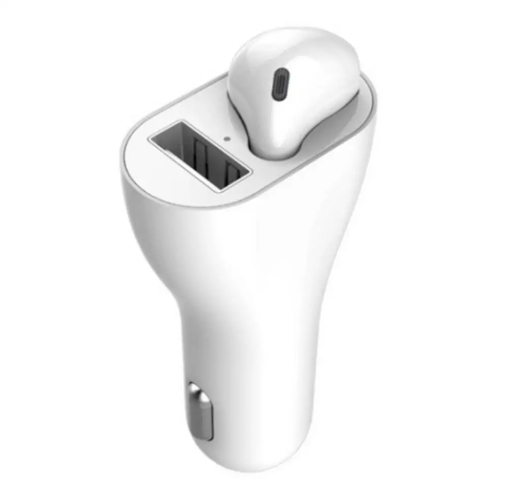 DC12V/24 В 2 в 1 USB быстрая зарядка автомобиля Bluetooth 5,0 зарядное устройство смартфон правая гарнитура беспроводные наушники подходят для IPhone samsung