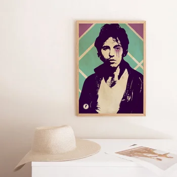 

Bruce Springsteen abstract MUSIC HIP HOP Canvas Poster No FRAME
