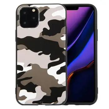 

100pcs/lot free shipping Camouflage TPU Soft Back Cover Case For iPhone 11 11PRO 11PRO MAX XS XR XSMAX 7 7PLUS 6S 6SPLUS
