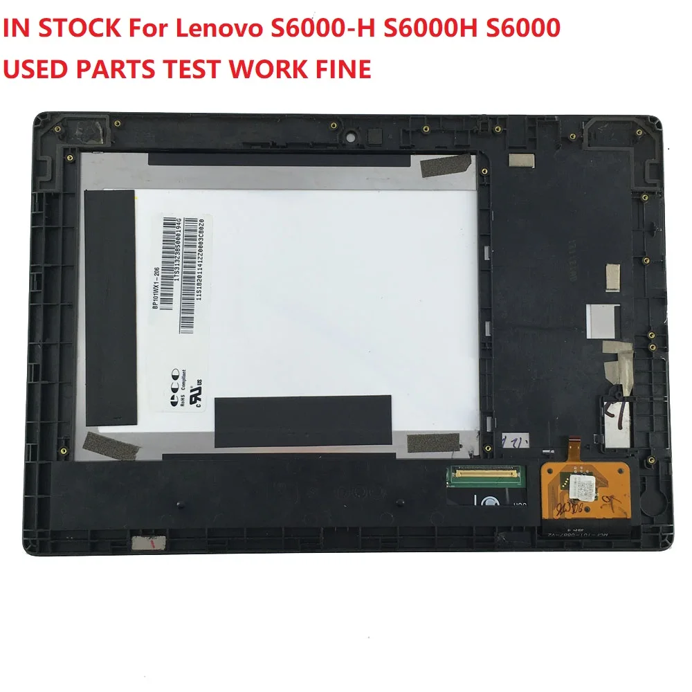 10 1 ЖК-экран для Lenovo S6000-H S6000H S6000 сенсорный экран дигитайзер с ЖК-дисплеем рамкой в