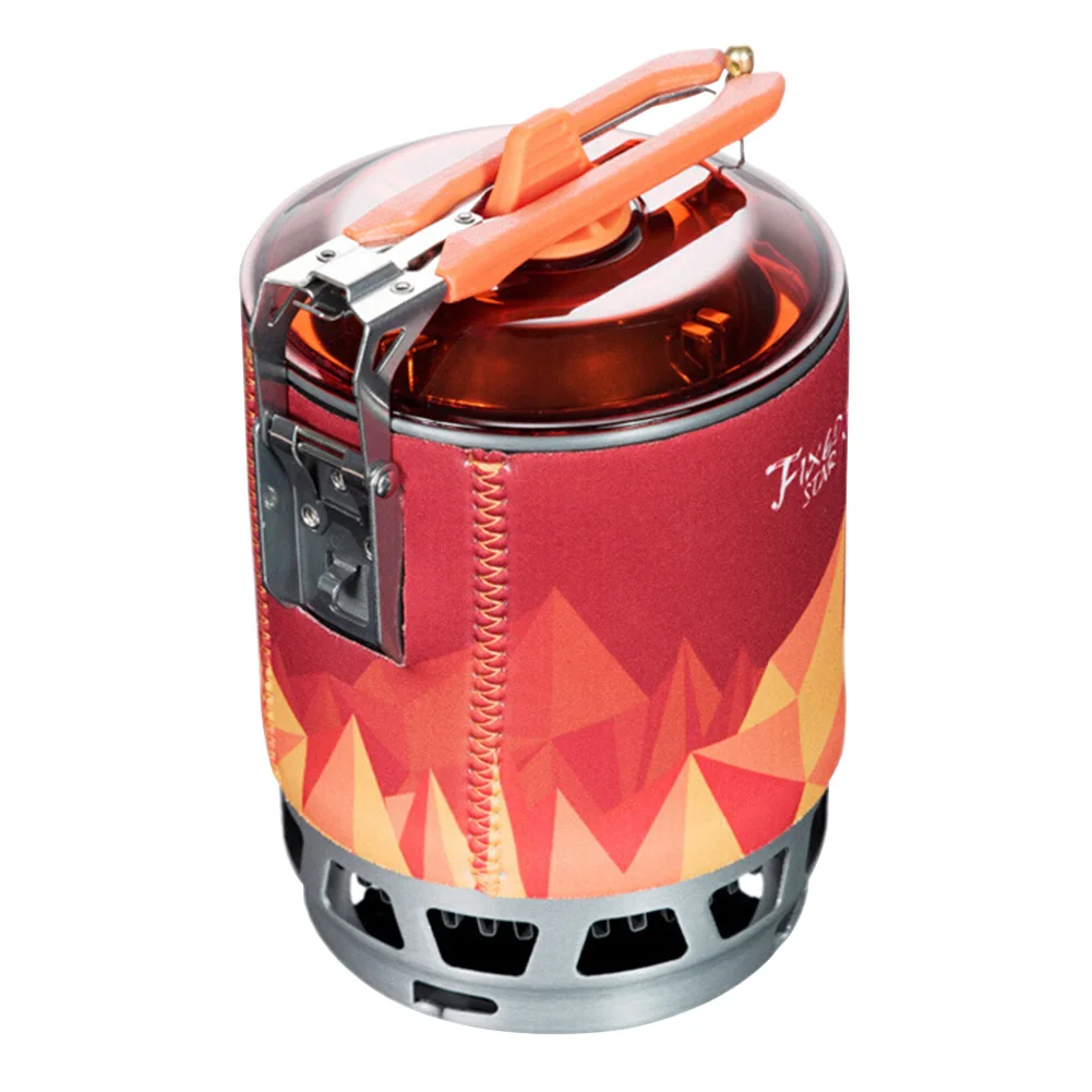 

X3 Boiling Cooking System Gas Stove Set Camping Hiking Backpacking Burner Outdoor Stainless Steel Lid Tank Bracket Pot Emergency