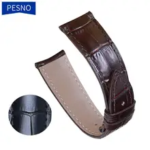 Ремешок для часов PESNO мужской из телячьей кожи совместим с