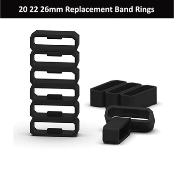 

20mm 22mm 26mm Soft Silicone Rings For Garmin Forerunner 935 Fenix 3 HR Fenix 6X Pro GPS Fenix 6S Pro Fenix 6 Fenix 5 Fenix 5X