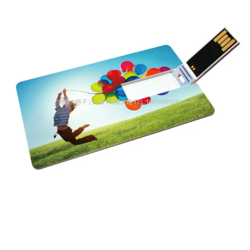 Wholesale China Quality Customized Logo With Both Sides Printing Flat Flip Sim Plastic Card Usb Flash 2G/4G/8G/16G Credit | Компьютеры и