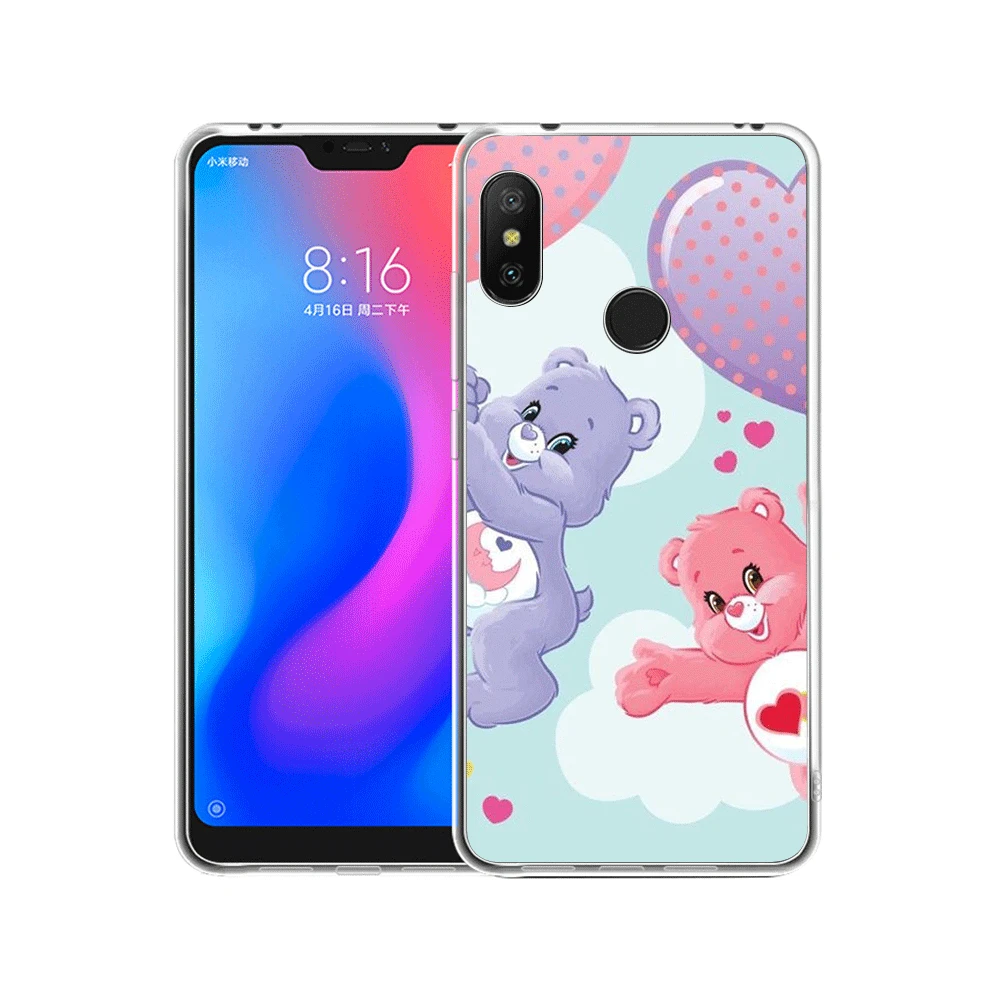 1 Mobile Phone Case for Xiaomi Redmi Note 8 6 7 5 Pro Xiaomi 4 4X 5A Cover The Care Bears Cute - Цвет: 1