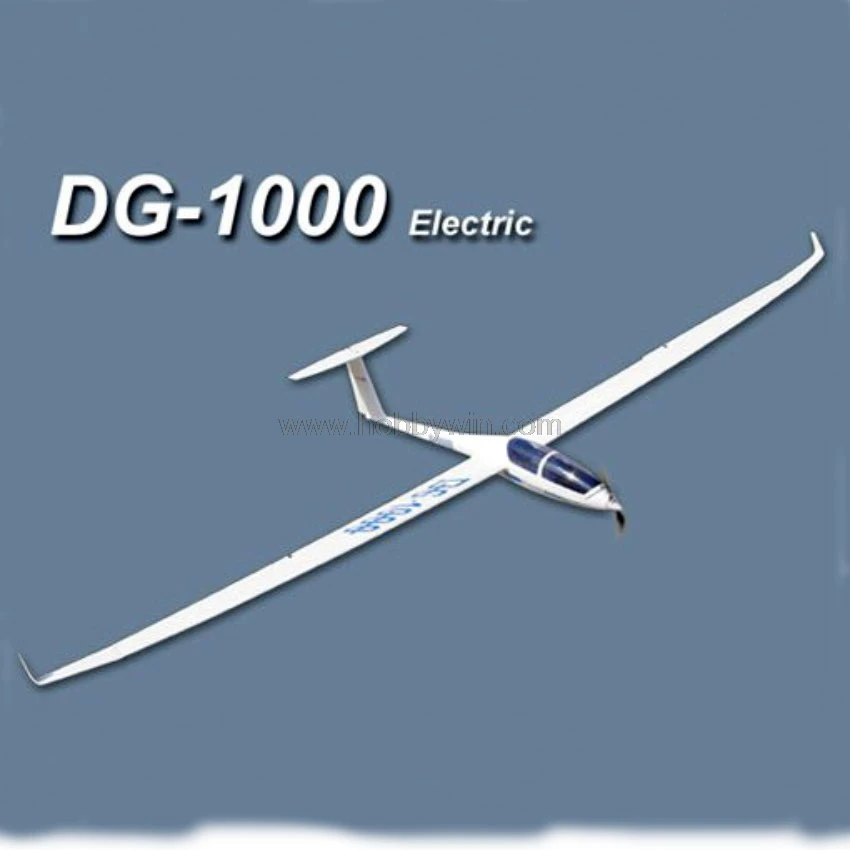 RC Sailplane DG-1000 Электрический планер 2630 мм 104 дюймов стекловолокна фюзеляжа Дерево Модель крыла самолета