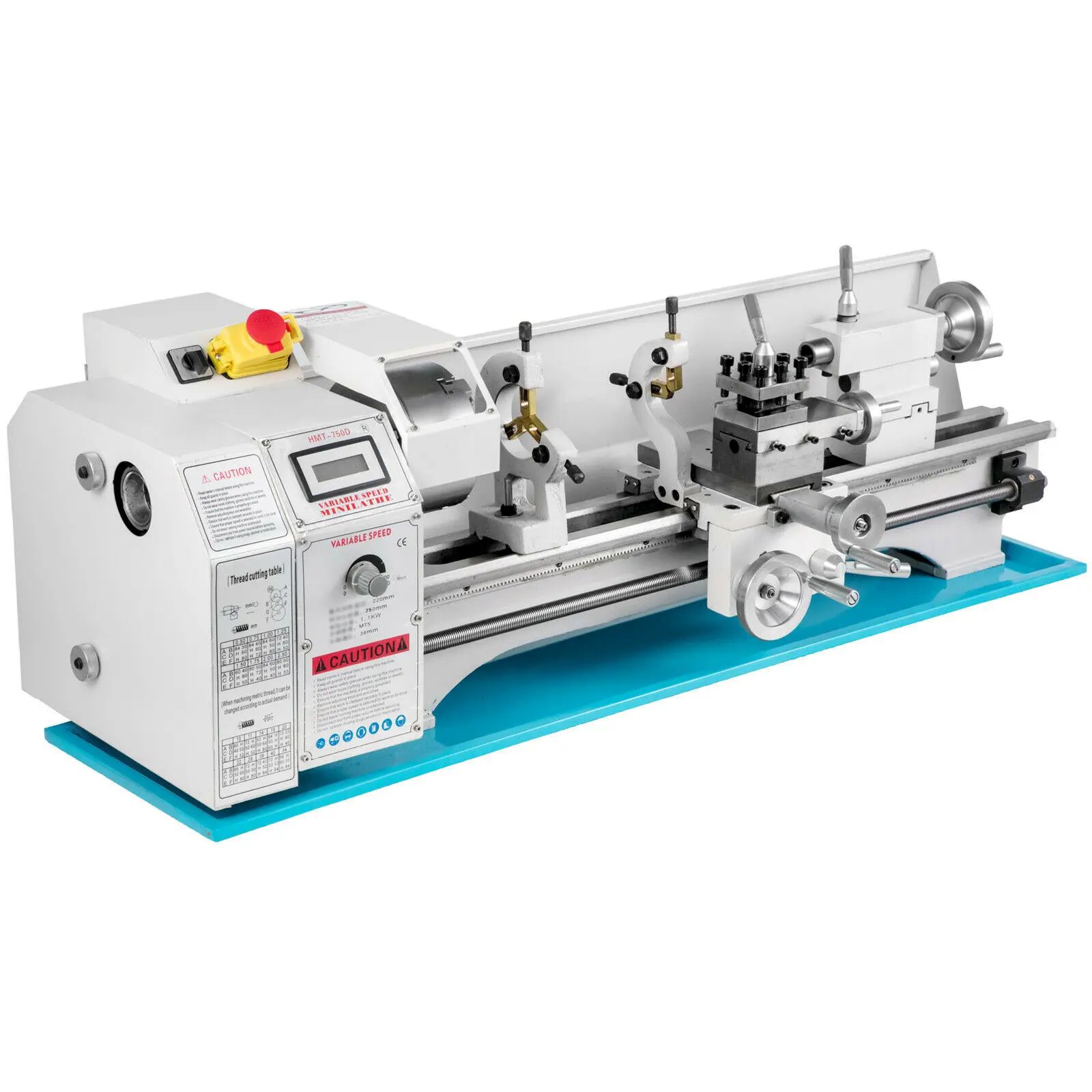 1100W Mini Metal Lathe Machine 200X750 Style Manual Milling Digital Display Tool For Processing | Инструменты