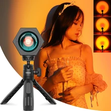 Ulanzi S1 Lite Sunset Light Video Light For Photography Live Streaming Projector Atmosphere Light Night Lamp Bar Coffee Stores
