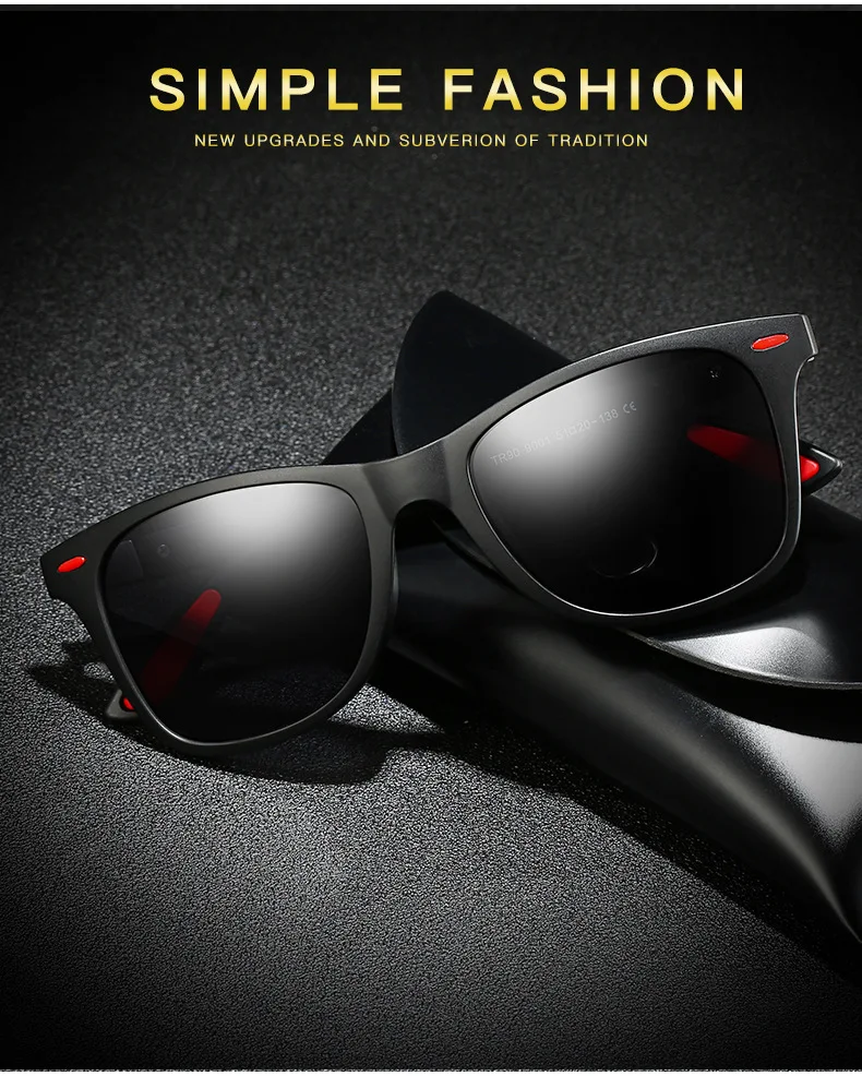 Polarized sunglasses for men and women Square rice nail outdoor driving