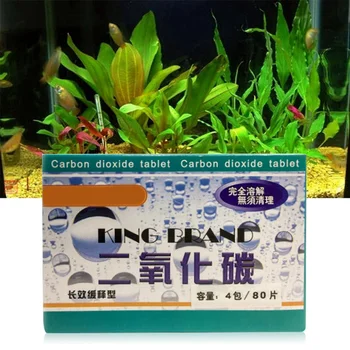 

80Pcs/lot Non-toxic Aquarium CO2 Carbon Dioxide Tablet For Plants Fish Tank Aquatic Diffuser CO2 Tablets Aquarium Accessories