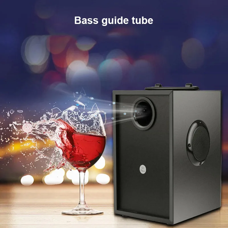 

Mini Wireless Bluetooth Speaker Wooden Subwoofer Mp3 Play FM Radio Computer Portable VH99