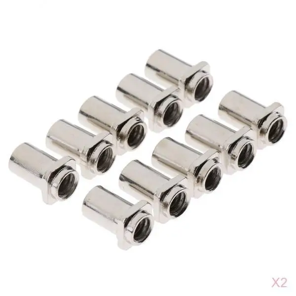 20pcs Drum Lug Swivel Nuts for Drum Set Replacement Accessory