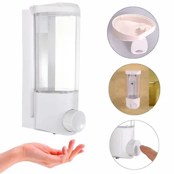 

Kitchen Sanitizer Bathroom Liquid Soap Dispenser Wall Mounted Soap Shampoo Shower Lotion Bottle Container Dispensers 400ML