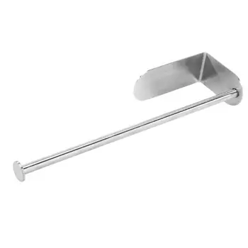 

Stainless Steel Tissue Towel Rack Durable Adhesive Napkin Roll Bathroom Kitchen Accessories