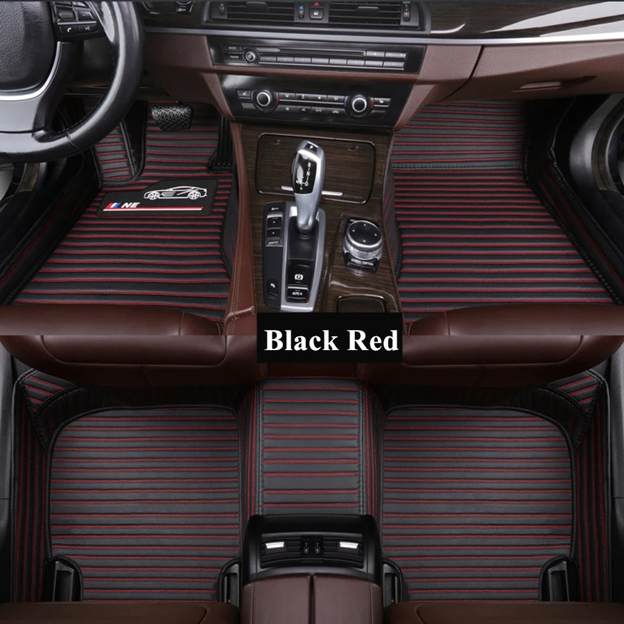 SJ Waterproof Custom FIT Car Floor Mats Front &amp Rear FloorLiner Styling Auto Parts Carpet Mat For BMW 3 Series Sedan 2008-2017 |