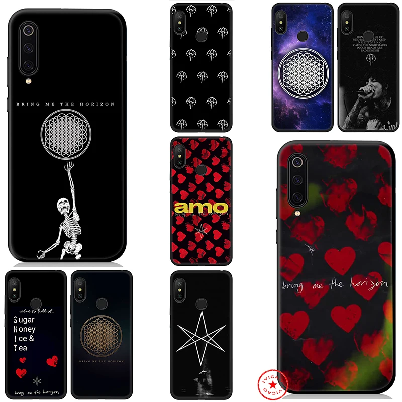 IYICAO The bring me horizon BMTH Soft Case for Xiaomi Mi A3 A2 A1 8 Lite 9 Se Max 3 F1 5X 6X 6 CC9 CC9e 9T Pro MiA1 MiA2 |