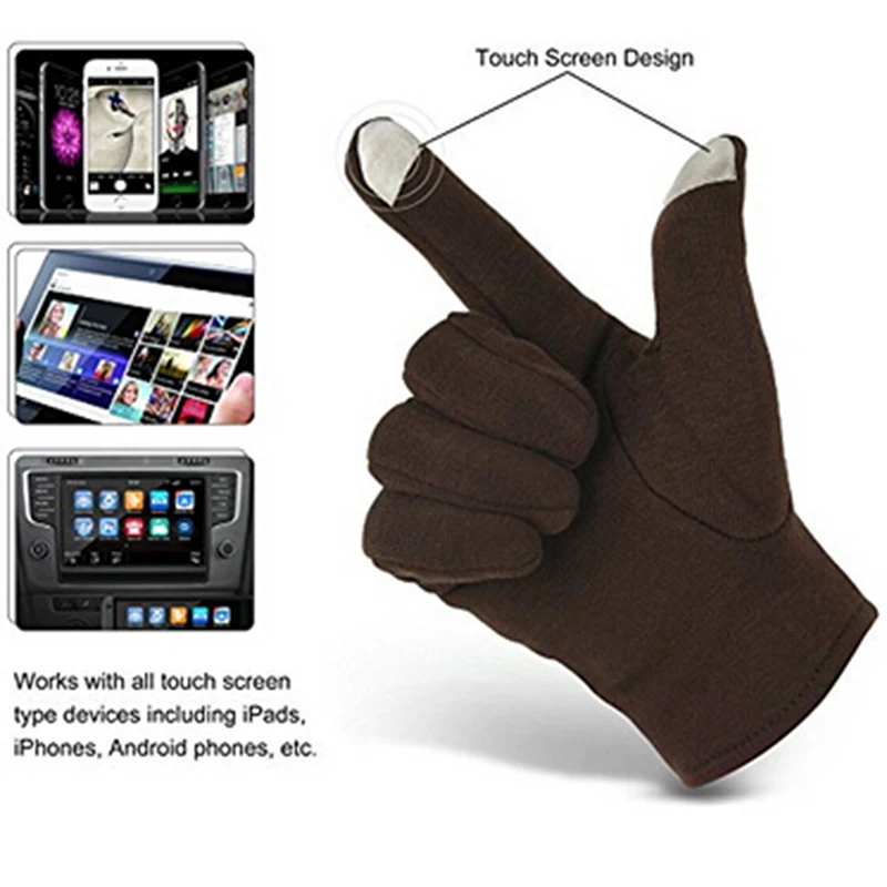 Зимние перчатки профессиональные с сенсорным экраном Светоотражающие плотные теплые перчатки спортивные перчатки для бега и велоспорта для мужчин и женщин