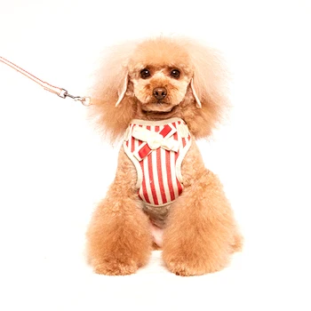 

Fashion Cute Red Flower Small Dog Pet Walking Collar Vest Plaid Girly Puppy Dog Harness Vest Chihuahua Pet Products New II50GQY