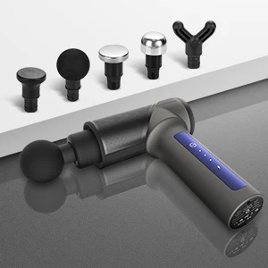 

Wireless sports tissue massage gun low noise fascia cordless massage gun