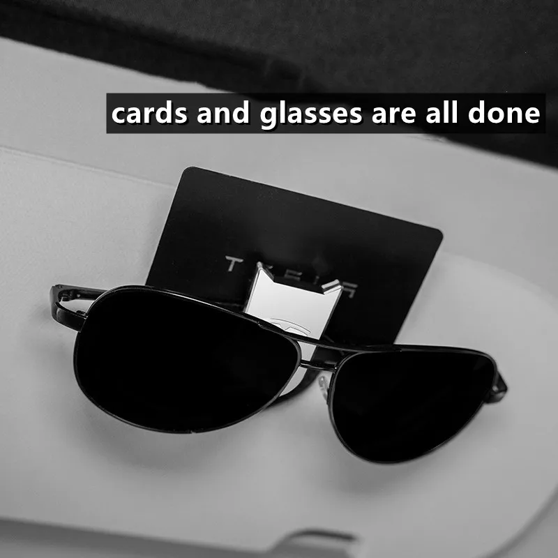 Tesla Sun Visor Glasses Best Deal on Glasses Holder with Visor