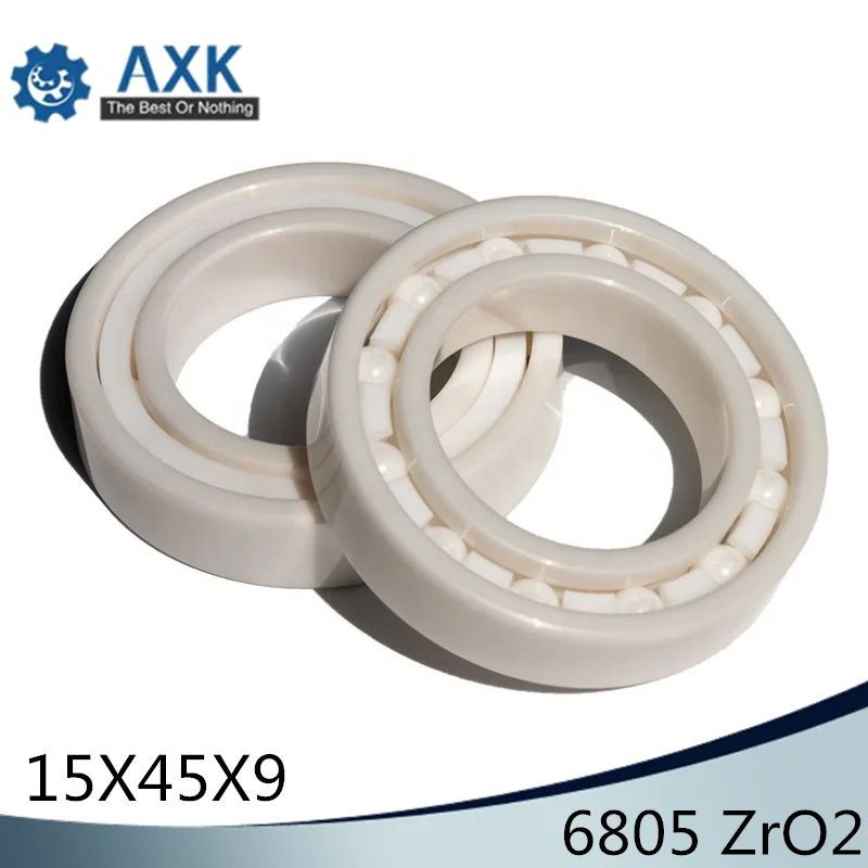 6805 Ceramic Bearing ( 1 PC ) 15*45*9 mm ZrO2 Material 6805 CE Full Ceramic SIC 61805 Ball Bearings