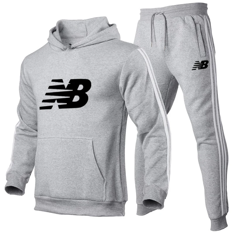 

Tracksuit Set Hoodie Sweatshirt Men / Women Tracksuit + Sweatpant Set Autumn Winter Man Hip Hop Hoodies Pullovers