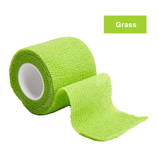 4.5m Colorful Sport Self Adhesive Elastic Bandage Wrap Tape Elastoplast For Knee Support Pads Finger Ankle Palm Shoulder Grass