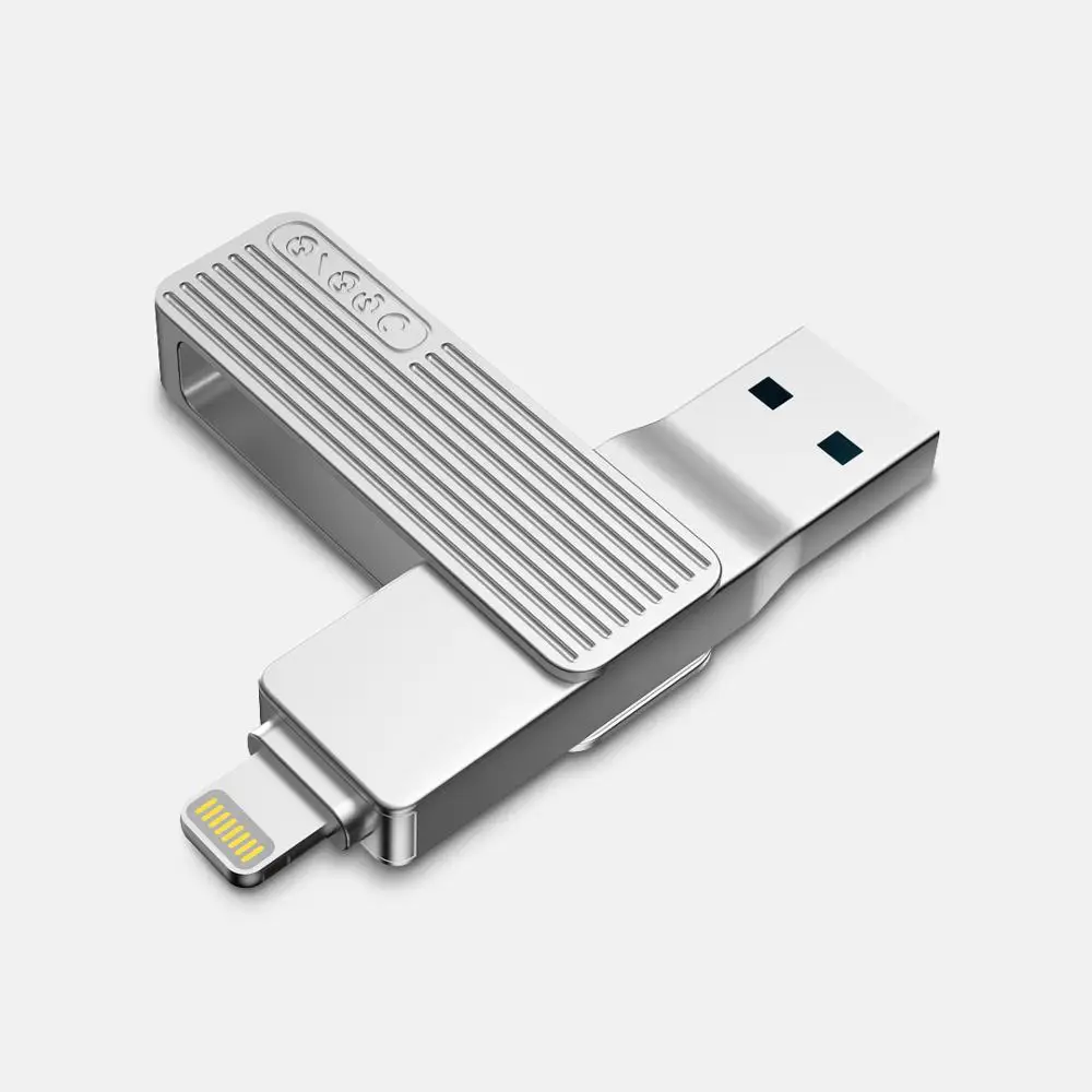 Xiaomi USB 3,1 U накопитель OTG металлический флеш-накопитель с разъемом Lightning/Тип-C для iPhone 11 Pro/11/XS/X/8/7 приложение Управление