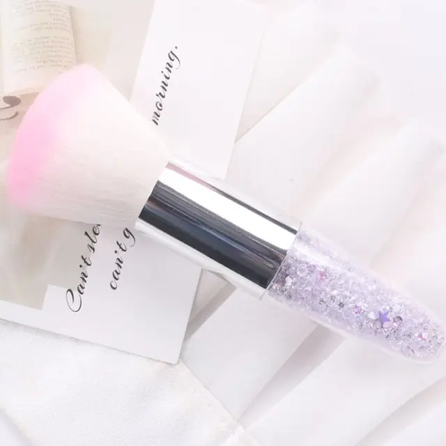 TSZS Popular Round Small Flower Brush Nail Paint Gel Dust Cleaning Brushes Make Up Brush Nail Art Manicure Tool NT-373B